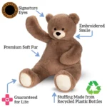 4 Ft. Cuddle Teddy Bear - Image 3