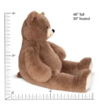 4 Ft. Cuddle Teddy Bear - Image 2