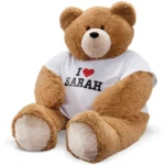 4 Ft. Big Hunka Love I HEART You T-Shirt Bear - Image 2