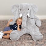 4 Ft. Cuddle Elephant - Image 8