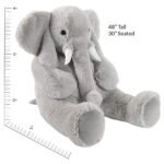 4 Ft. Cuddle Elephant - Image 6