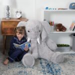 4 Ft. Cuddle Elephant - Image 5