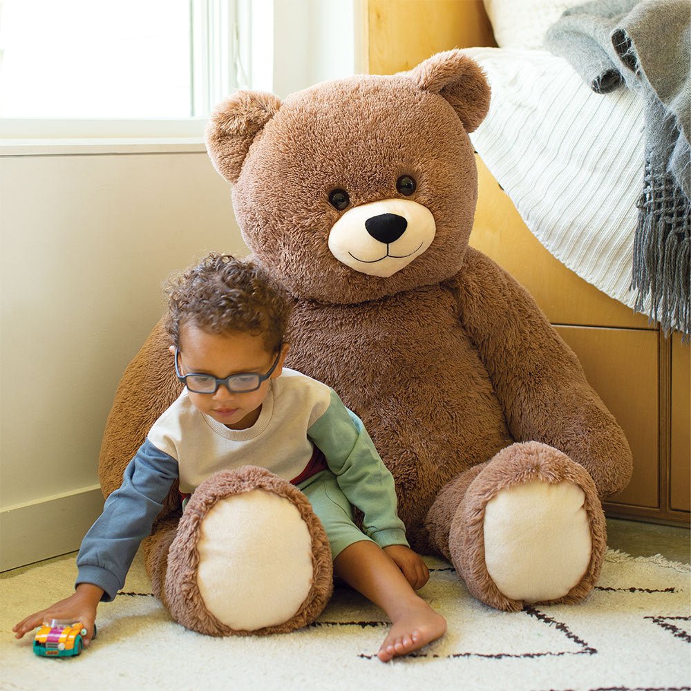 vtb-24717-4footcuddlebear-tawnybrown_3_sq 4 Ft. Cuddle Teddy Bear - Image 1